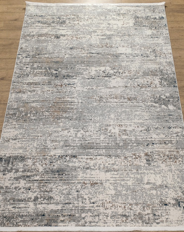 Ковер российский 27716-23327 Лакшери (PP Heatset Высокоплотный, серый)