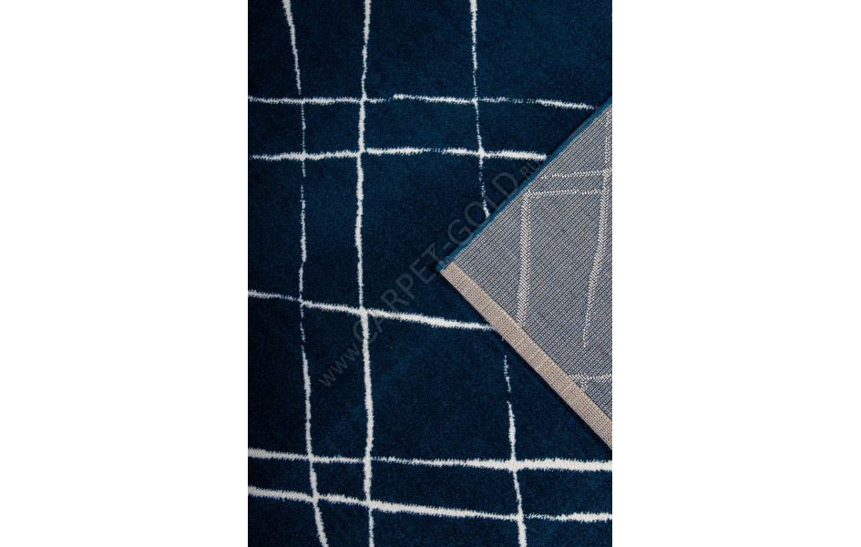 Бельгийский ковер Ambiance 81253 navy white