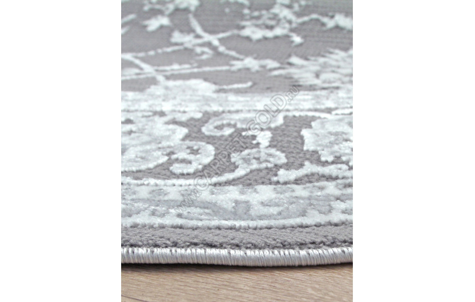 Ковер 03761A - GREY / GREY Овал ARMINA