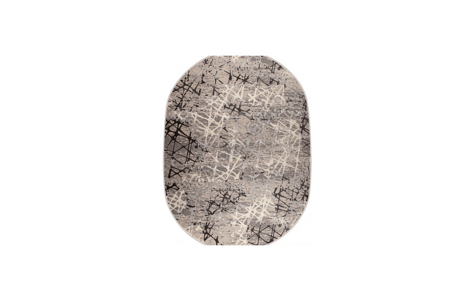 Ковер Avon 36855A OVAL GREY / GREY