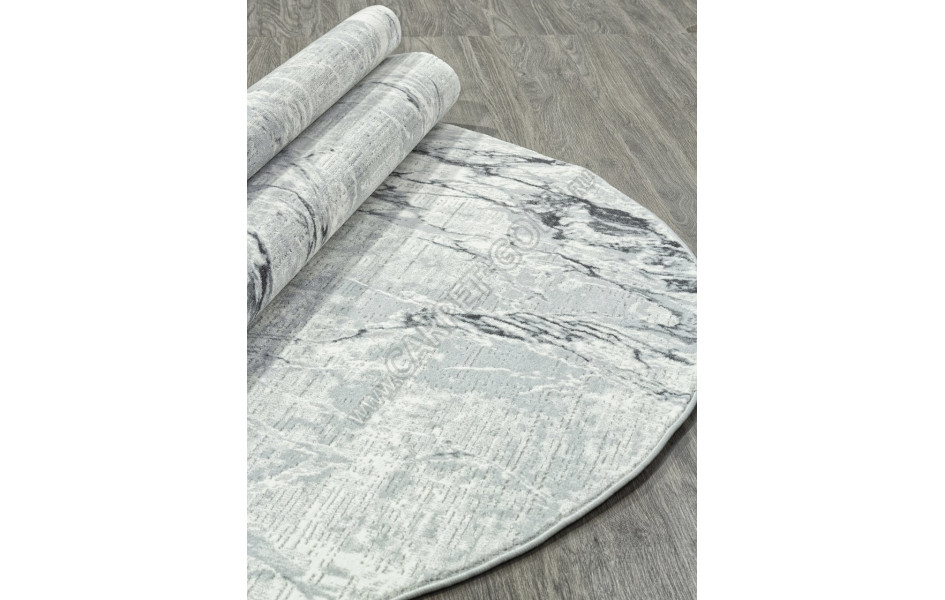 Ковер GL071G - GREY / GREY - Овал - коллекция NENSI