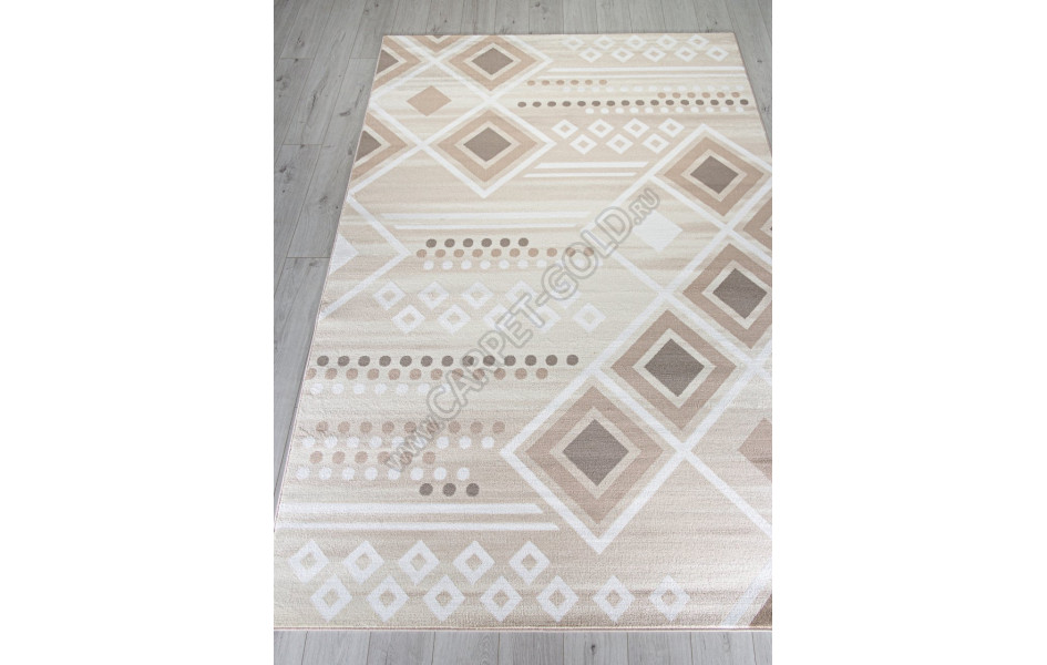 Ковер MP24 - CREAM-BROWN - Прямоугольник - коллекция IRIS